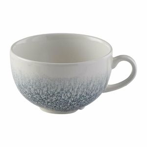 Churchill Raku Duo Cappuccino Cup Topaz Blue 340ml (Pack of 12) - FS932 - 1