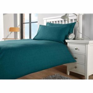 Mitre Essentials Opal Duvet Cover Open Teal Single - HN834 - 1