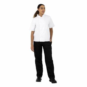Nisbets Essentials Short Sleeve Chefs Jacket White L (Pack of 2) - BB547-L - 1