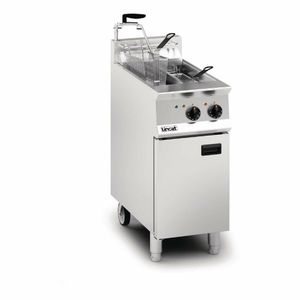 Lincat Opus 800 Twin Tank Twin Basket Free Standing Electric Filtration Fryer OE8105/OP - DM520 - 1
