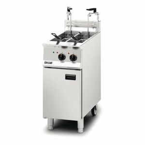 Lincat Opus 800 Twin Tank Twin Basket Free Standing Electric Filtration Fryer OE8105/OP2 - DM521 - 3
