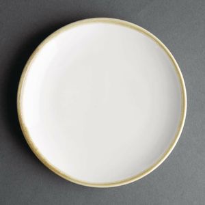 Olympia Kiln Round Coupe Plate Chalk 178mm (Pack of 6) - FB980 - 3