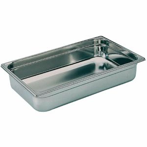 Matfer Bourgeat Stainless Steel 1/1 Gastronorm Pan 200mm - K046 - 1