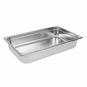 Matfer Bourgeat Stainless Steel 1/1 Gastronorm Pan 100mm - K048 - 1