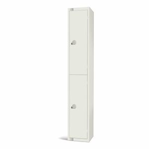 Elite Double Door Coin Return Locker White - GR303-CN - 1