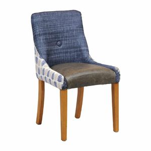 Bath Dining Chair Soft Oak with Alfresco Marine Outer Back Saddle Ash Seat - 1