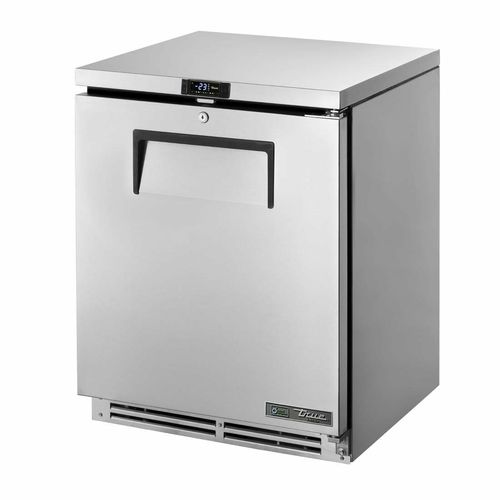 True 1 Solid Hinged Door Undercounter Freezer TUC-24F-HC - 1