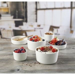 Churchill Nourish Straight Sided Chip Mugs White 10.5oz (Pack of 12) - 3