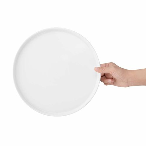 Olympia Whiteware Flat Round Plate 268mm 10.5 (Box 4) - 6