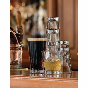 Steelite Capella Stack Clear Short Double Rocks 414ml (Pack of 12) - 3