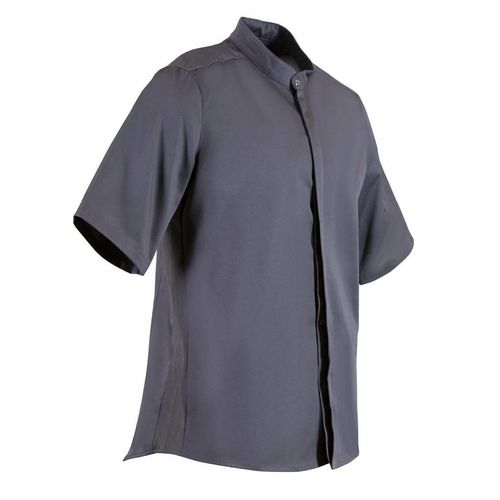 Southside Band Collar Jacket Charcoal Size M - 4