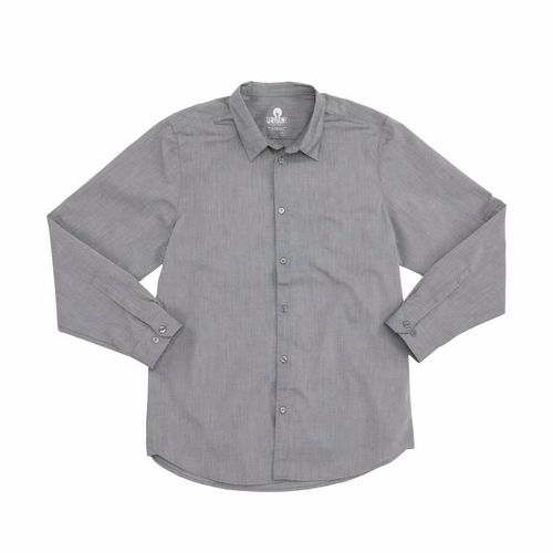 Chef Works Urban Modern Chambray Shirt Grey Size L - 1