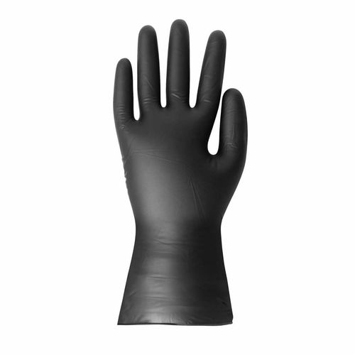 Hygiplas Vinyl Black Powder Free Glove M - pack 100 - FJ748-M - 2