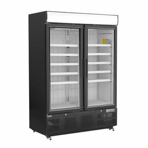 Polar G-Series Upright Display Freezer 920Ltr Black - GH429 - 1