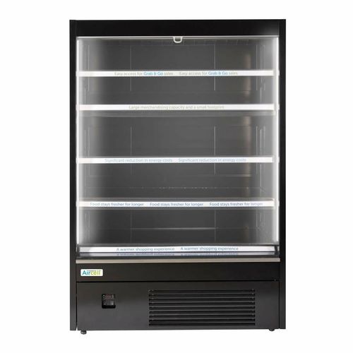 Adande Bora Multideck Display Fridge Black - FU390 - 1
