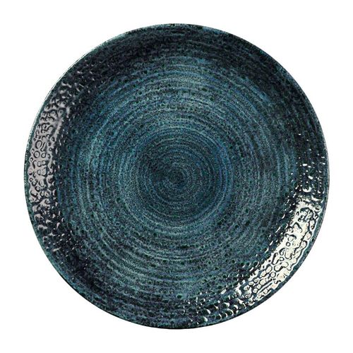 Churchill Homespun Chroma Blue Coupe Plate 260mm (Pack of 12) - DX084 - 1