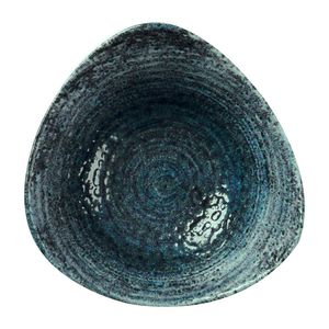 Churchill Homespun Chroma Blue Triangle Bowl 235mm (Pack of 12) - DX092 - 1