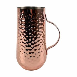 Beaumont Copper-Plated Tall Hammered Mug 450ml - CZ665 - 1