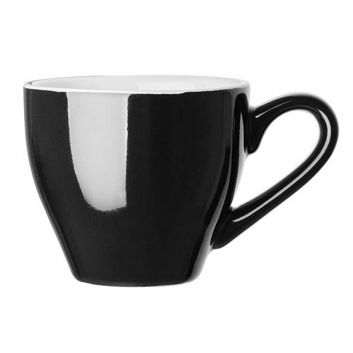 Olympia Cafe Espresso Cup Black (Pack of 12) - CU952 - 12