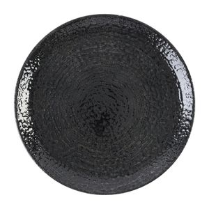 Churchill Studio Prints Homespun Chroma Carbon Coupe Plate 288mm (Pack of 12) - DX816 - 1