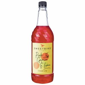 Sweetbird Pink Guava & Lime Lemonade Syrup 1Ltr - CZ281 - 1