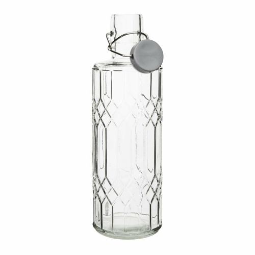 Olympia Geo Glass Water Bottle with Stopper 1Ltr (Pack of 6) - DN816 - 2