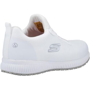 Skechers Slip Resistant Squad Myton Trainers White 41 - BA157-41 - 3