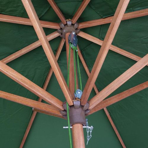 Rowlinson Picnic Table 5ft With Green Parasol 2.7m - HP892 - 5