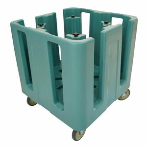 Cambro Compact Adjustable Dish Caddy Slate Blue - FU683 - 1