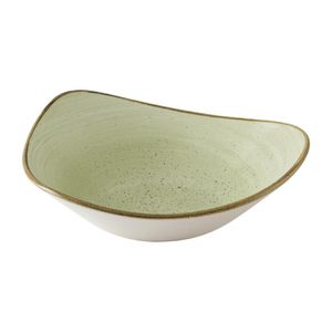 Churchill Stonecast Raw Green Lotus Bowls 177mm (Pack of 12) - HX047 - 3
