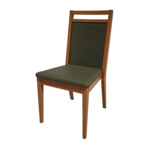 Bolero Bespoke Bia B Stacking Chair in Olive/Oak - HS431 - 1
