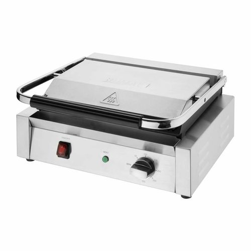 Buffalo Bistro Large Ribbed Contact Grill - CU602 - 1