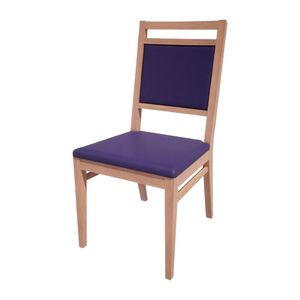 Bolero Bespoke Bia A Side Chair in Blue/Beech - HS415 - 1