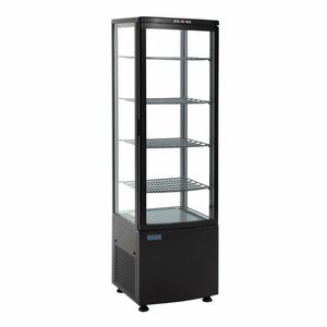 Polar C-Series Energy Efficient Curved Door Display Fridge Black 235Ltr - CX573 - 1