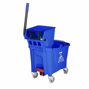Jantex 30ltr Mop Bucket with Foot Pedal release - Blue - FW869 - 3
