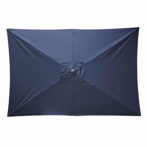Bolero Seville Square Parasol 2x3m Navy Blue - FU506 - 3
