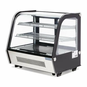 Polar G-Series Energy Efficient Countertop Food Display Fridge Black 120Ltr - GP292 - 1