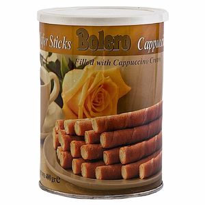 Bolero Cappuccino Wafer Sticks Tin 400g - HT338 - 1
