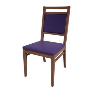 Bolero Bespoke Bia A Side Chair in Blue/Walnut - HS417 - 1