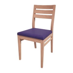 Bolero Bespoke Marty A Side Chair in Blue/Beech - HS365 - 1