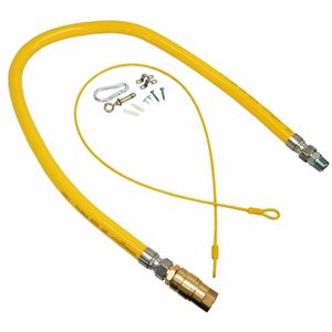 Connect2Gas Braided Quick Release Gas Hose 1/2x1250mm - AN793 - 1