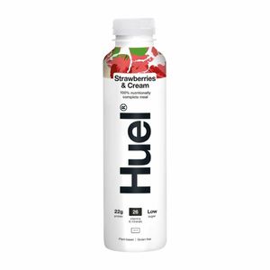 HUEL Nutritionally Complete Meal Drink - Strawberries and Cream 500ml (Pack of 8) - HS546 - 1