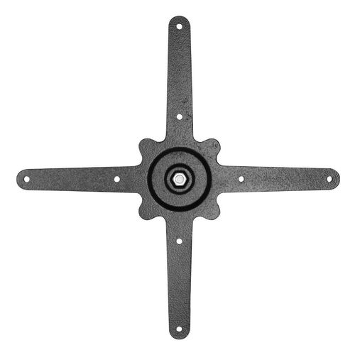 Bolero Black Cast Iron Table Base 720x420mm - FU546 - 4
