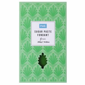 PME Sugar Paste Fondant Green 250g - HU307 - 1