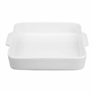Olympia Whiteware Square Eared Roaster 200x180x40mm (Pack of 3) - DX387 - 3