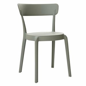 Bolero Mila Caf? Chairs Moss Grey (Pack of 2) - DX974 - 1
