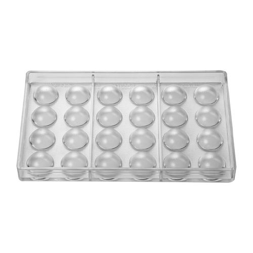 Pavoni 30x15mm Hemisphere Mould 275x175mm - HX542 - 3