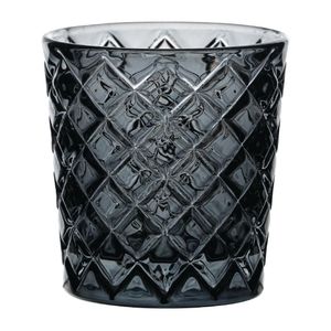 Utopia Criss Cross Grey Nightlight Holders (Pack of 12) - HX658 - 1