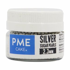 PME Silver Sugar Pearls 2.3mm - HU230 - 1