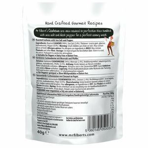 Mr Filbert's Salt & Pepper Cashews 40g (Pack of 20) - FU479 - 3